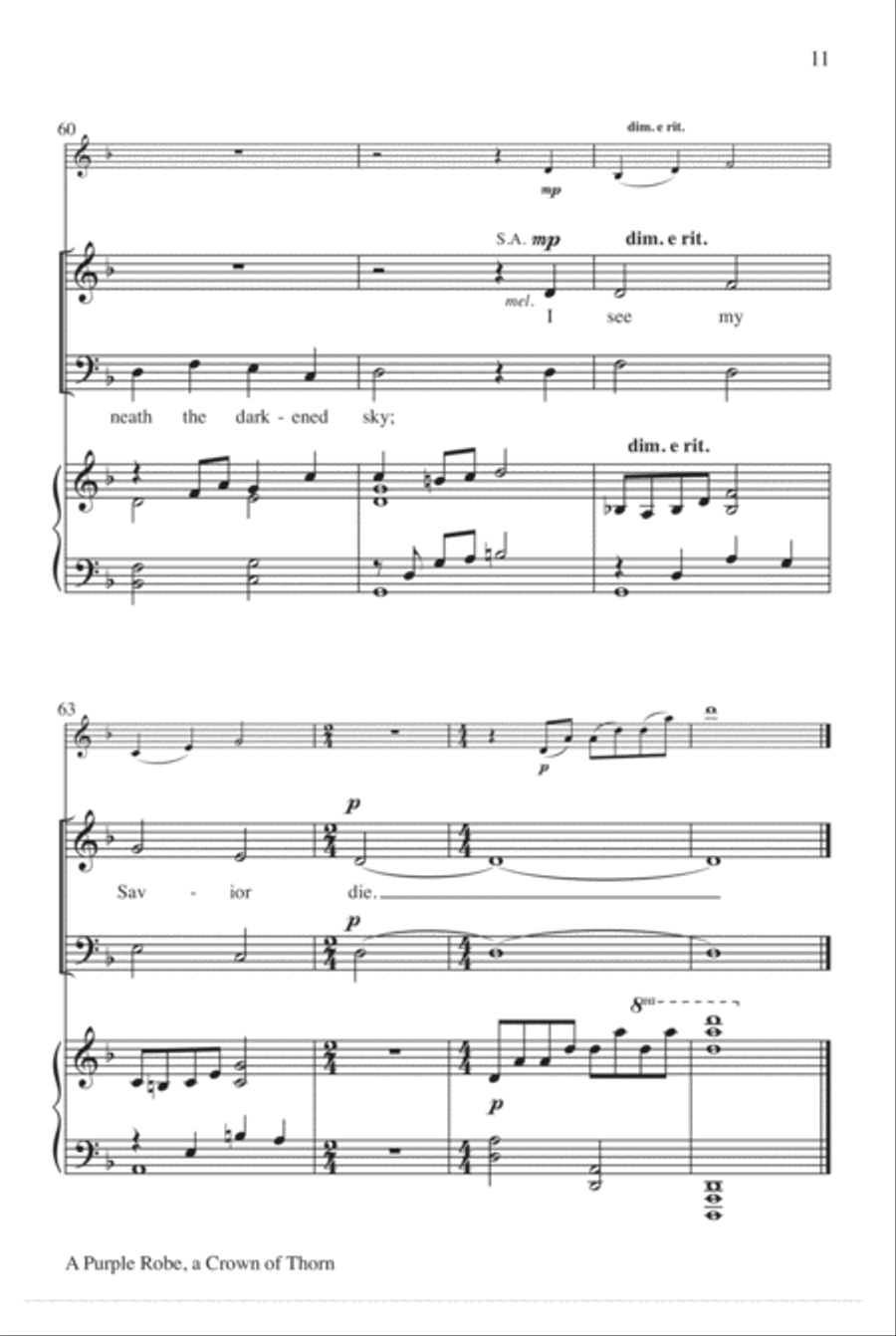 A Purple Robe, a Crown of Thorn 4-Part scores gallery preview page 12
