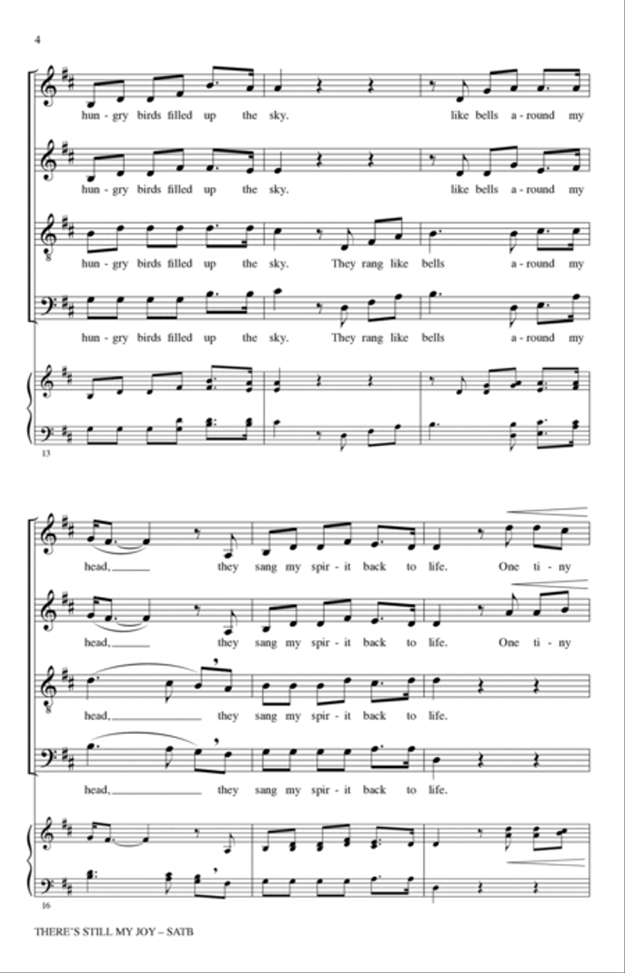 There's Still My Joy (arr. Audrey Snyder) 4-Part scores gallery preview page 3