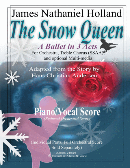 The Snow Queen, A Ballet in 3 Acts, PIANO VOCAL SCORE image number null