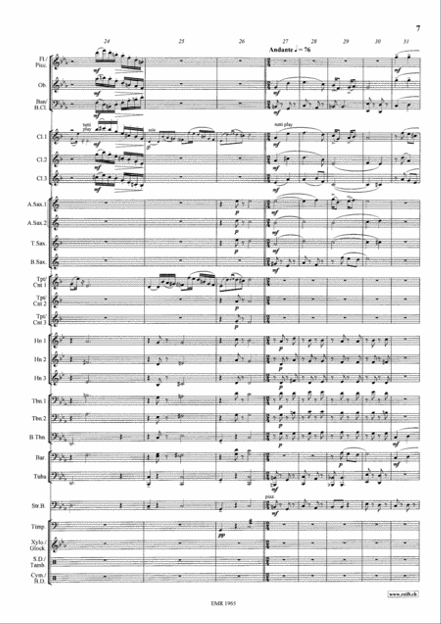 Gipsy Fantasy Gipsy Fantasy Concert Band scores gallery preview page 8