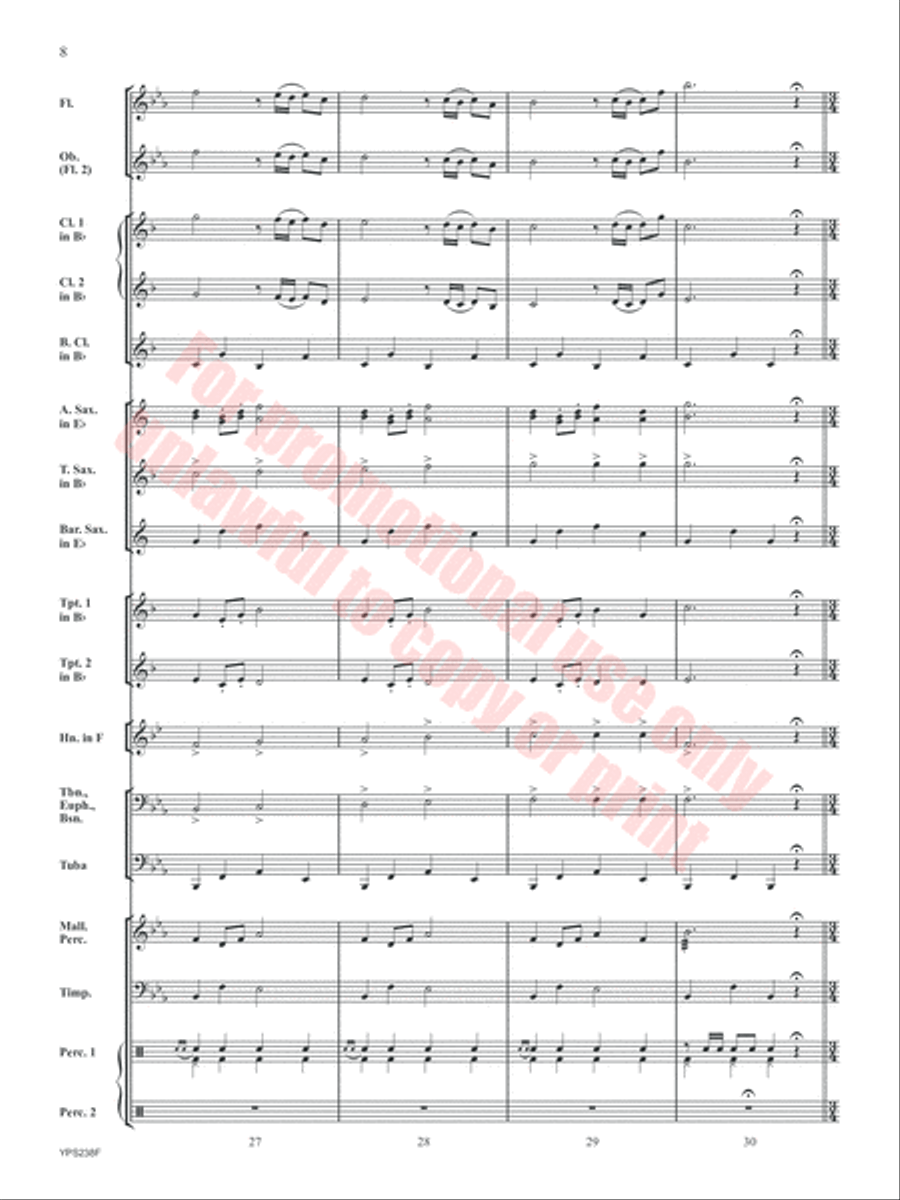 Rugby Heritage Concert Band scores gallery preview page 9