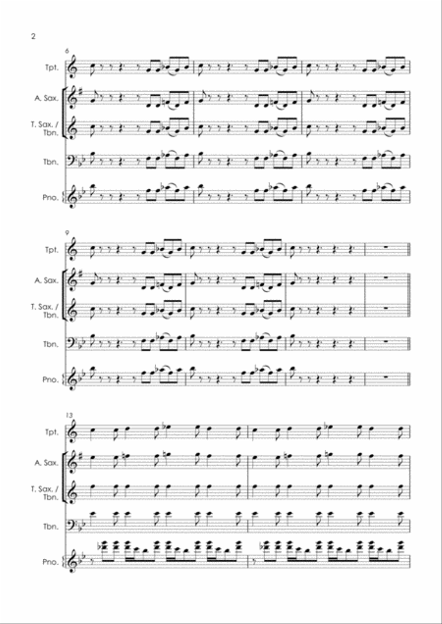I Just Want To Make Love To You Tenor Saxophone scores gallery preview page 4