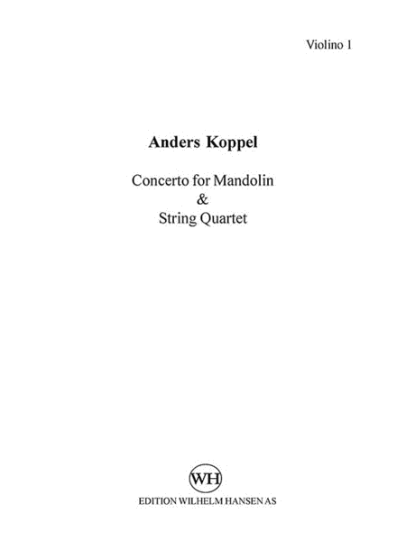 Concerto for Mandolin and String Quartet