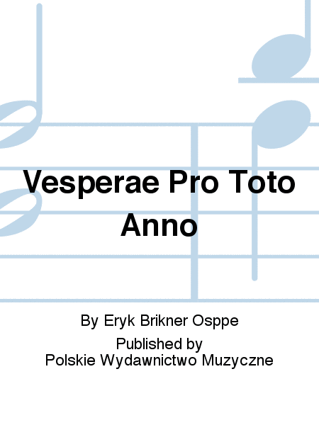 Vesperae Pro Toto Anno