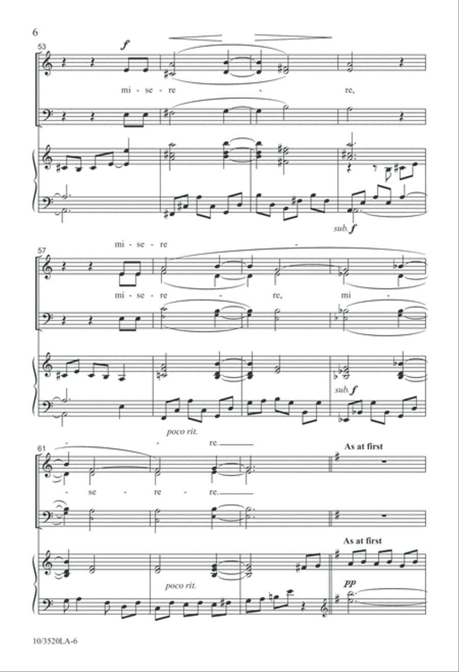 Agnus Dei 4-Part scores gallery preview page 6