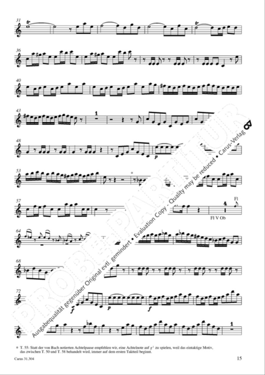Bach for Brass 4: Works for orchestra Collection / Songbook scores gallery preview page 16