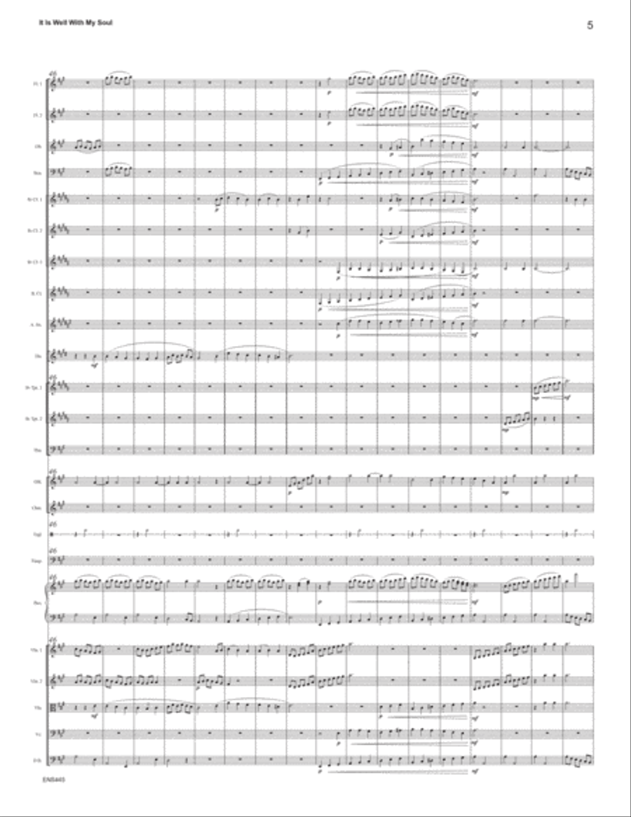 IT IS WELL WITH MY SOUL - Orchestra Full Orchestra scores gallery preview page 5