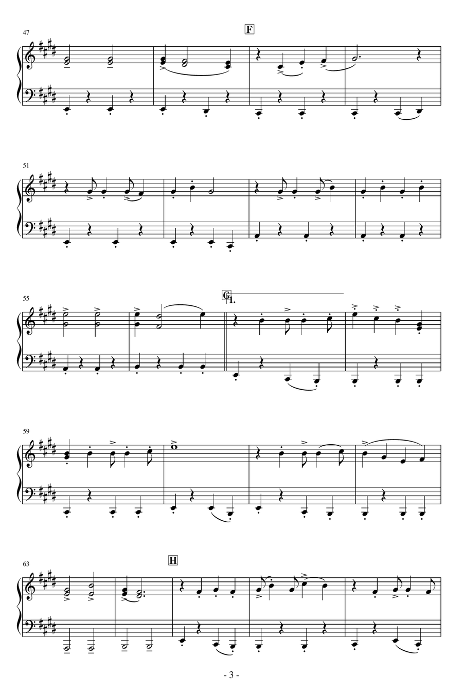 Where You Are Easy Piano scores gallery preview page 3