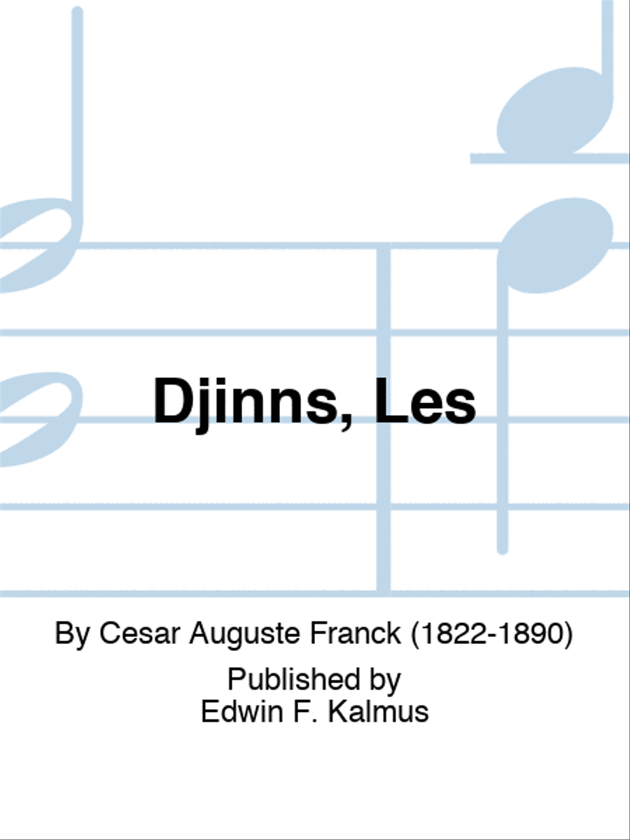 Djinns, Les Set of Parts scores gallery preview page 1