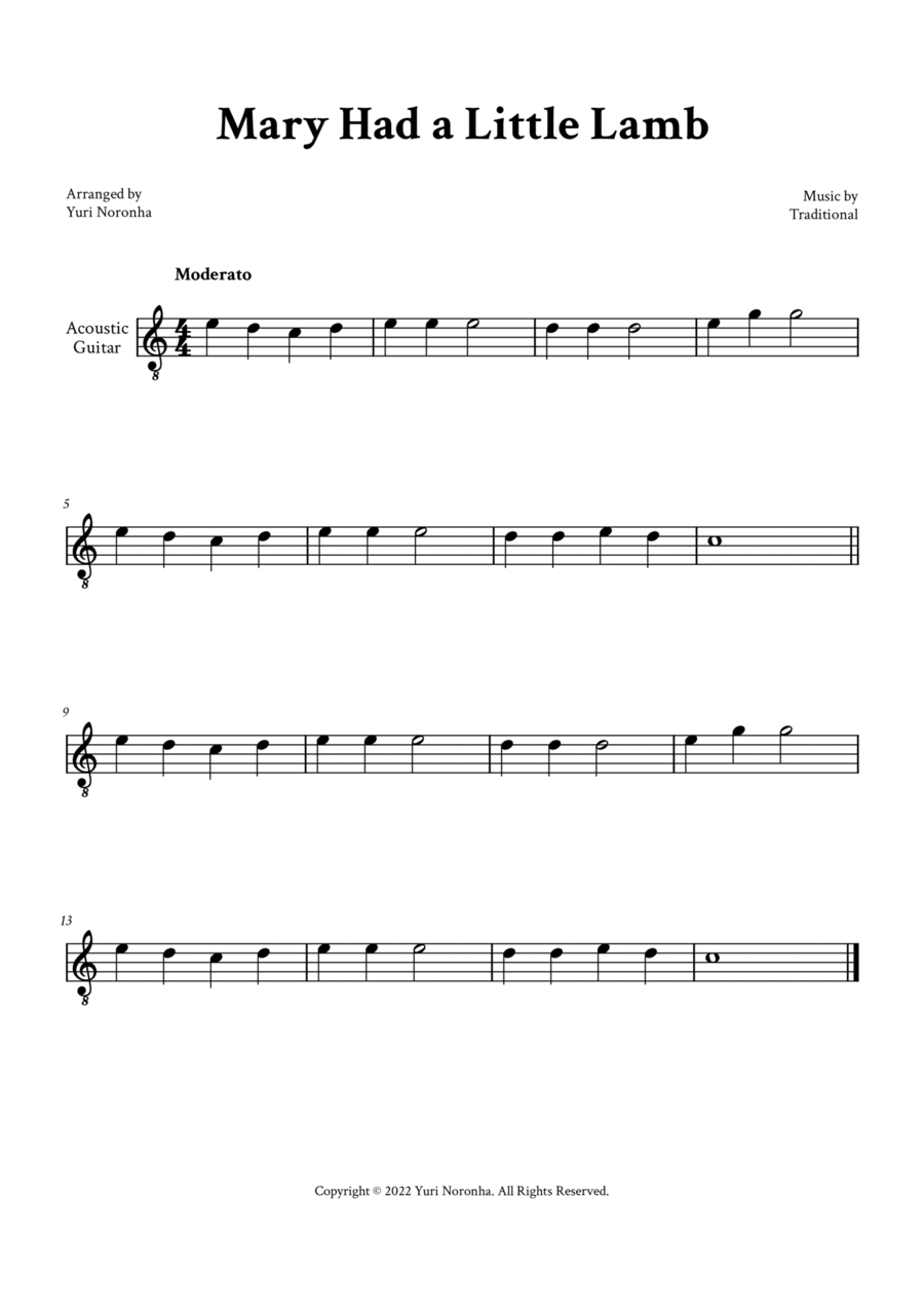 Mary had a little sales lamb alto sax