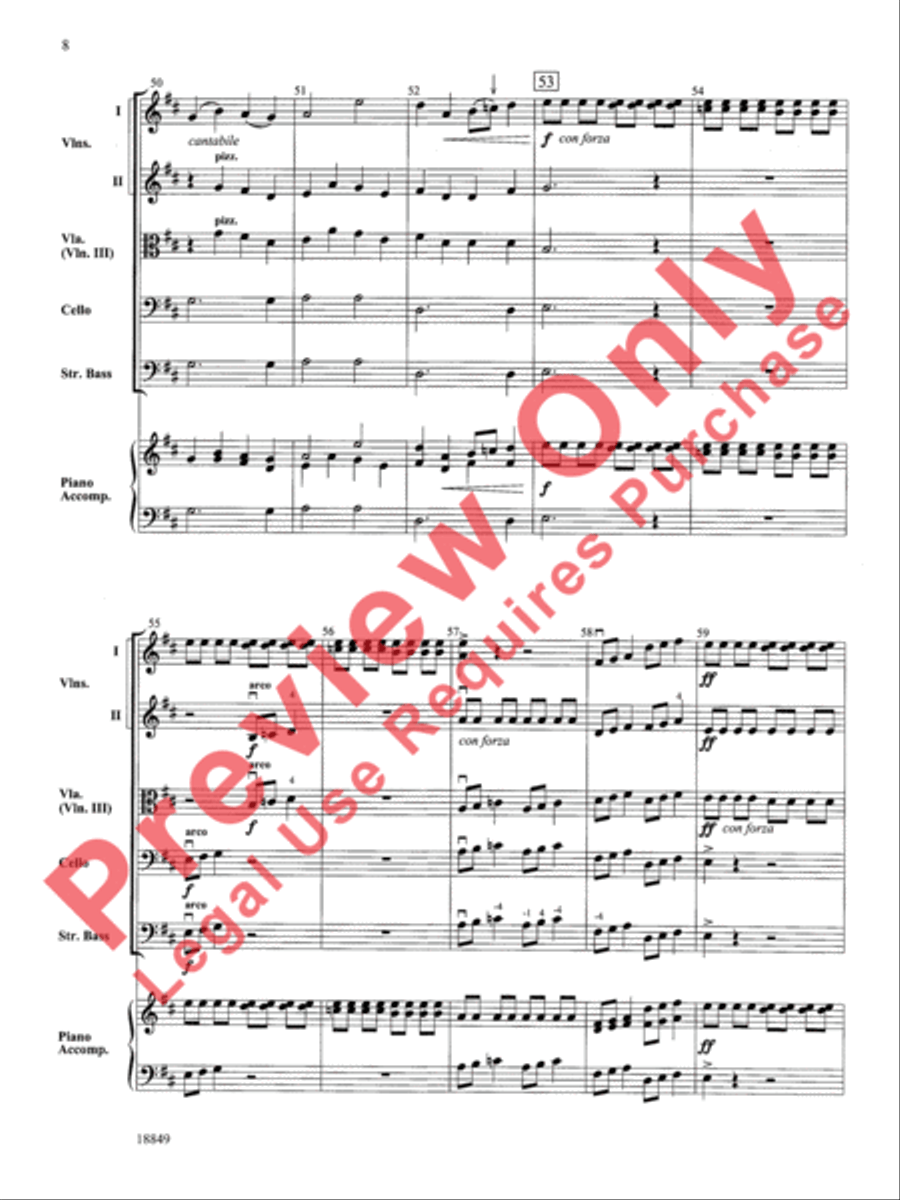 Sonata Vivant Sonata Vivant String Orchestra scores gallery preview page 9
