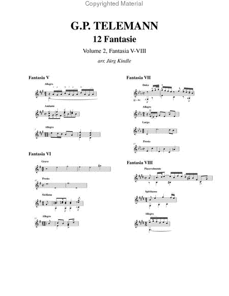 12 Fantasie, vol. 2, Fantasia V-VIII