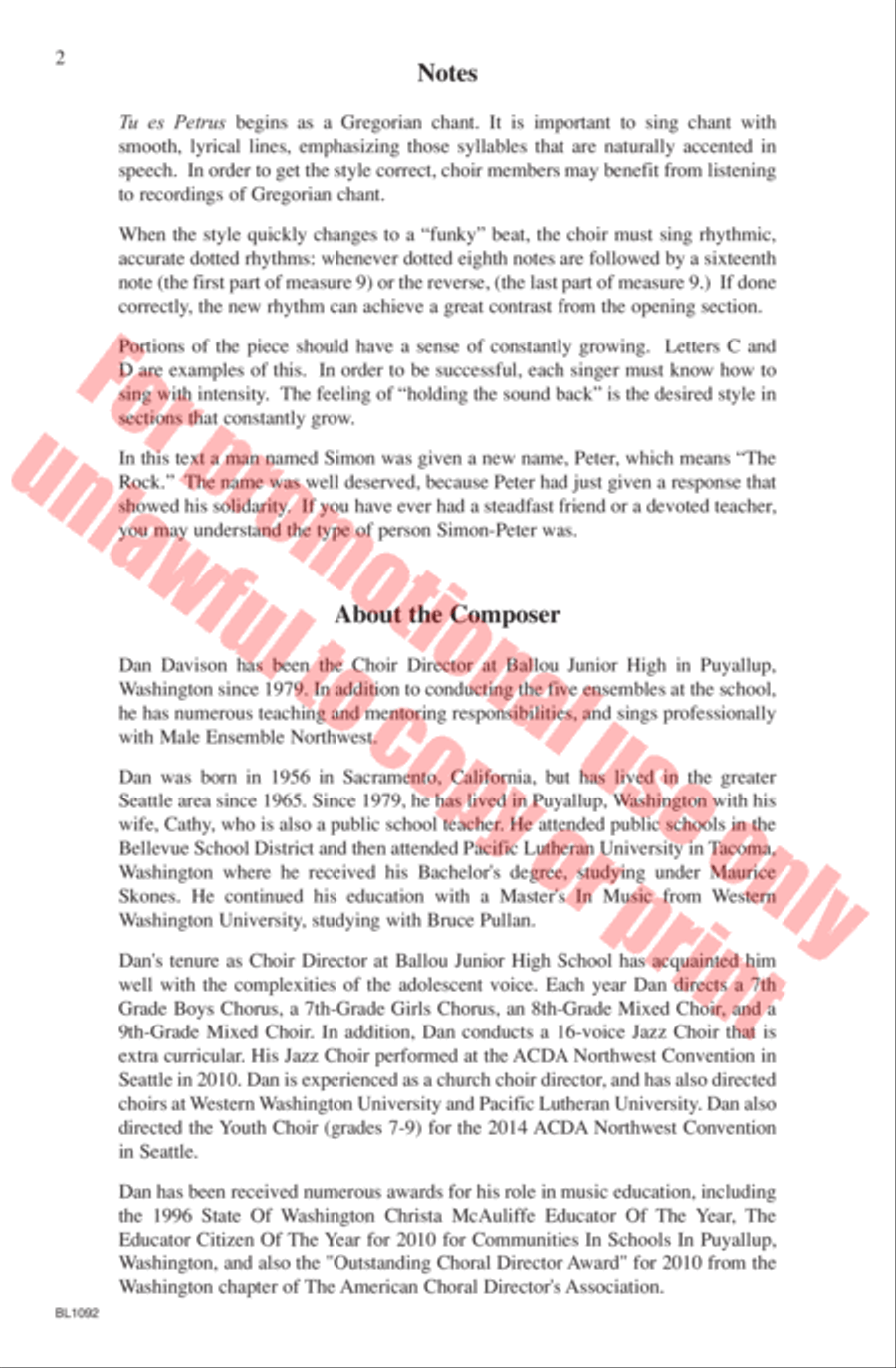 Tu Es Petrus Tu Es Petrus 4-Part scores gallery preview page 3