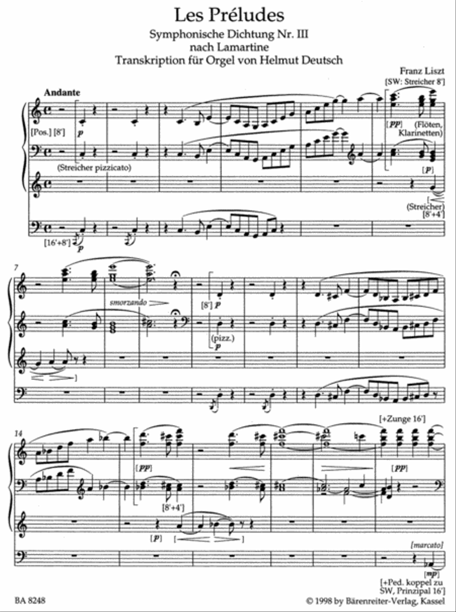 Les Préludes Organ scores gallery preview page 2