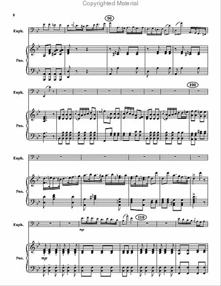 Andante and Hungarian Rondo Euphonium scores gallery preview page 5