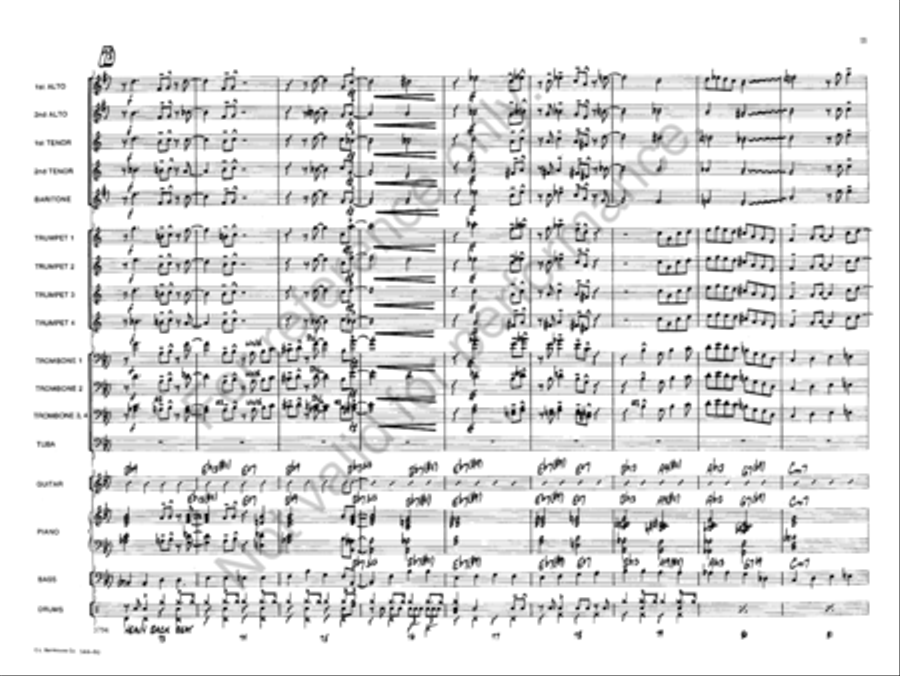 Blue Bones Blue Bones Jazz Ensemble scores gallery preview page 12