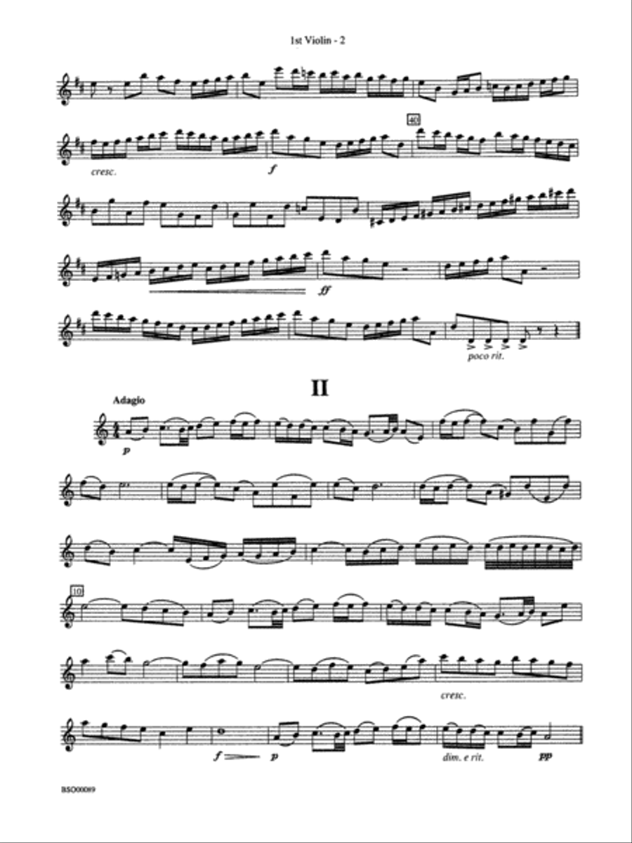 Queen Noor Suite: 1st Violin String Orchestra scores gallery preview page 2