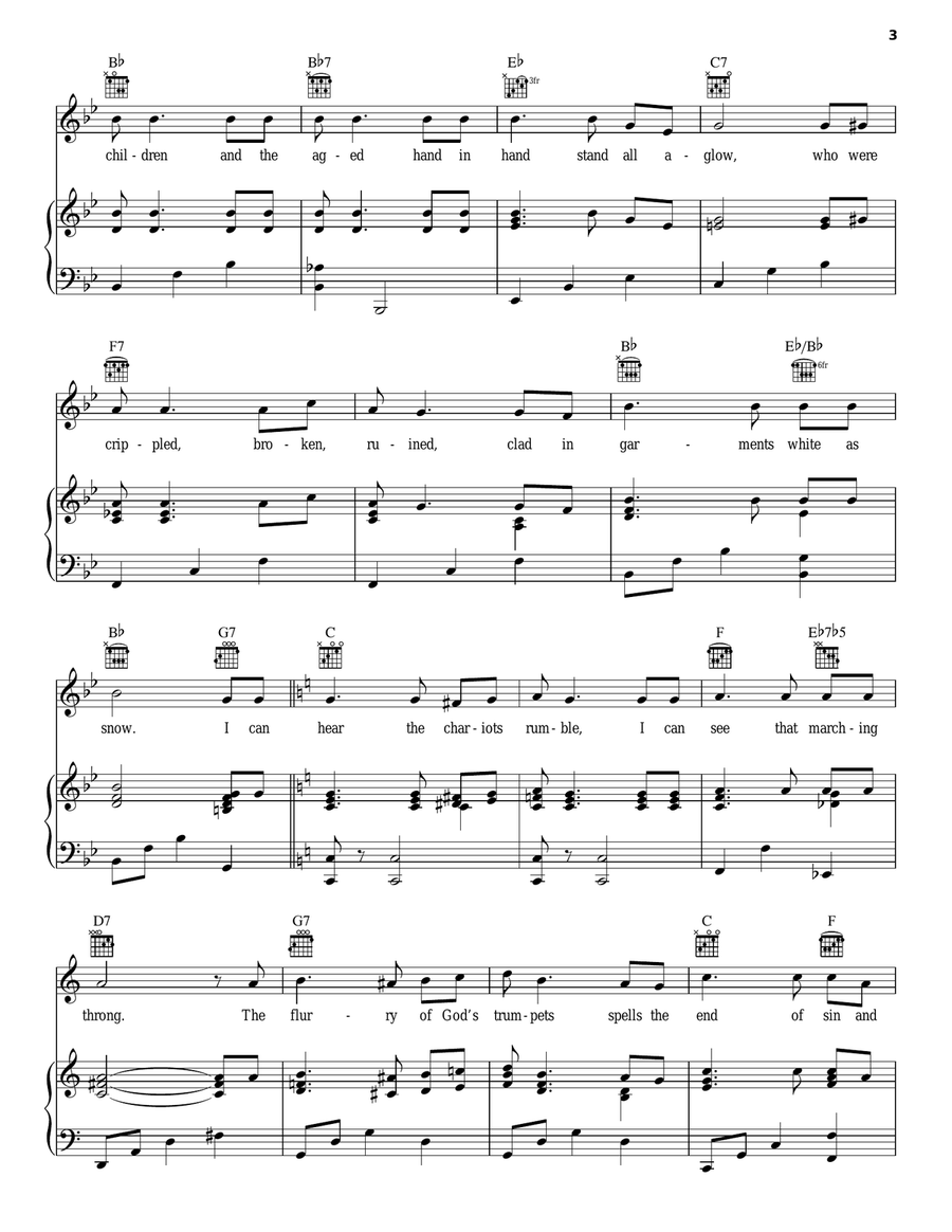 The King Is Coming Guitar scores gallery preview page 3