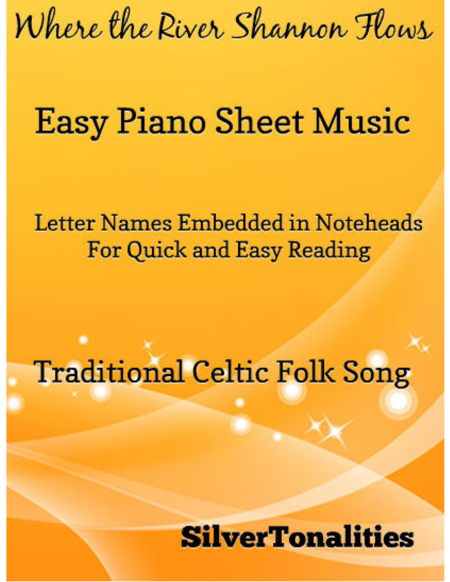 Where the River Shannon Flows Easy Piano Sheet Music