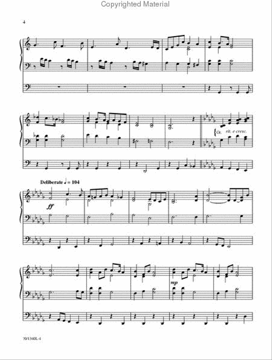 Joy to the World for Organ Organ Solo scores gallery preview page 3