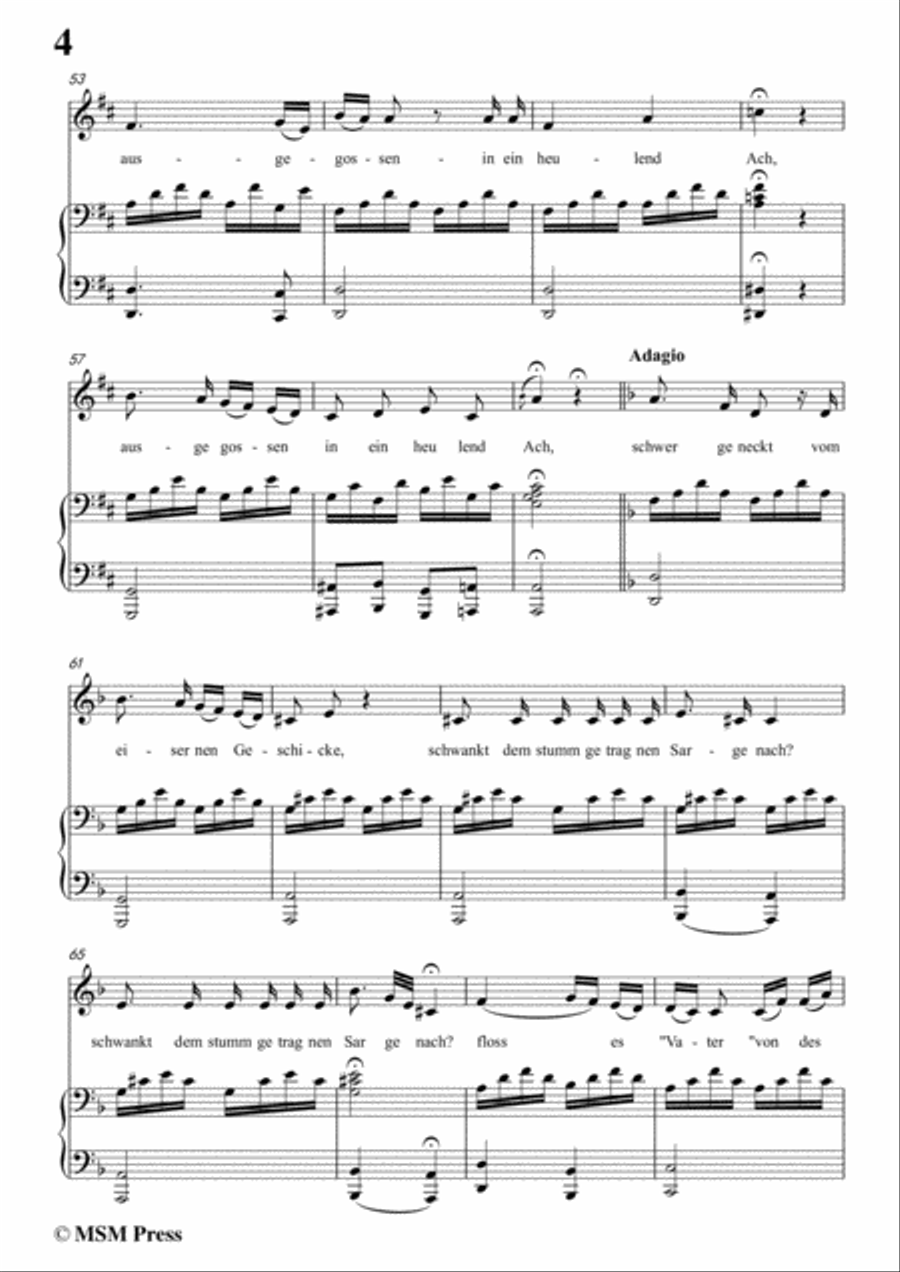 Schubert-Eine Leichenphantasie,D.7,in e minor,for Voice&Piano Voice scores gallery preview page 6