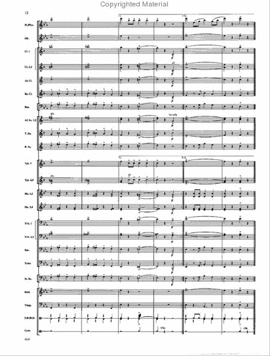 Lexington Lexington Concert Band scores gallery preview page 12