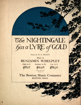Book cover for The Nightingale Has a Lyre of Gold