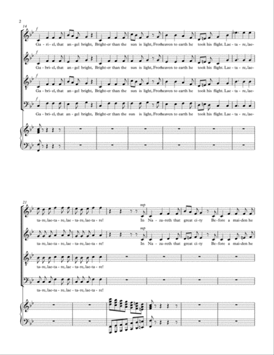 Laetare 4-Part scores gallery preview page 3