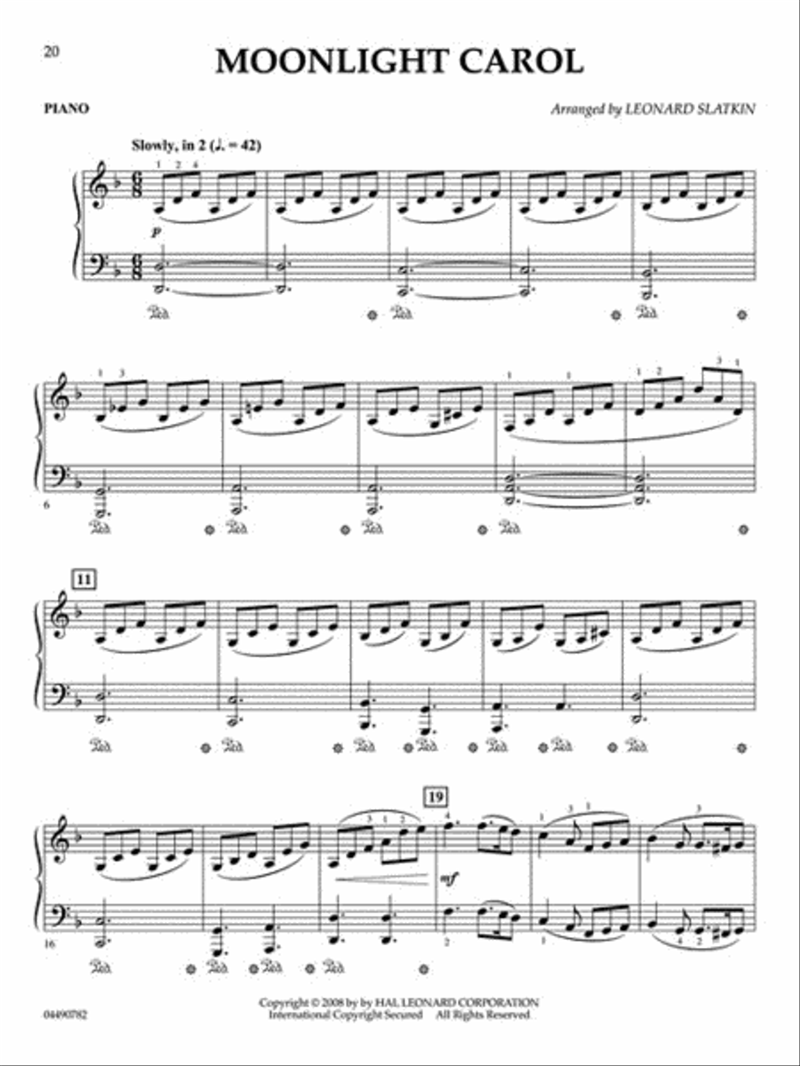 Holidays for Piano and Strings String Orchestra scores gallery preview page 8
