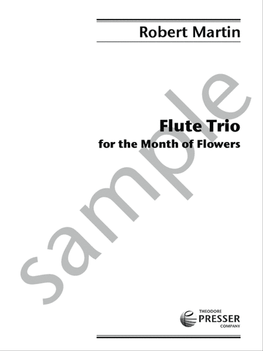 Flute Trio for the Month of Flowers