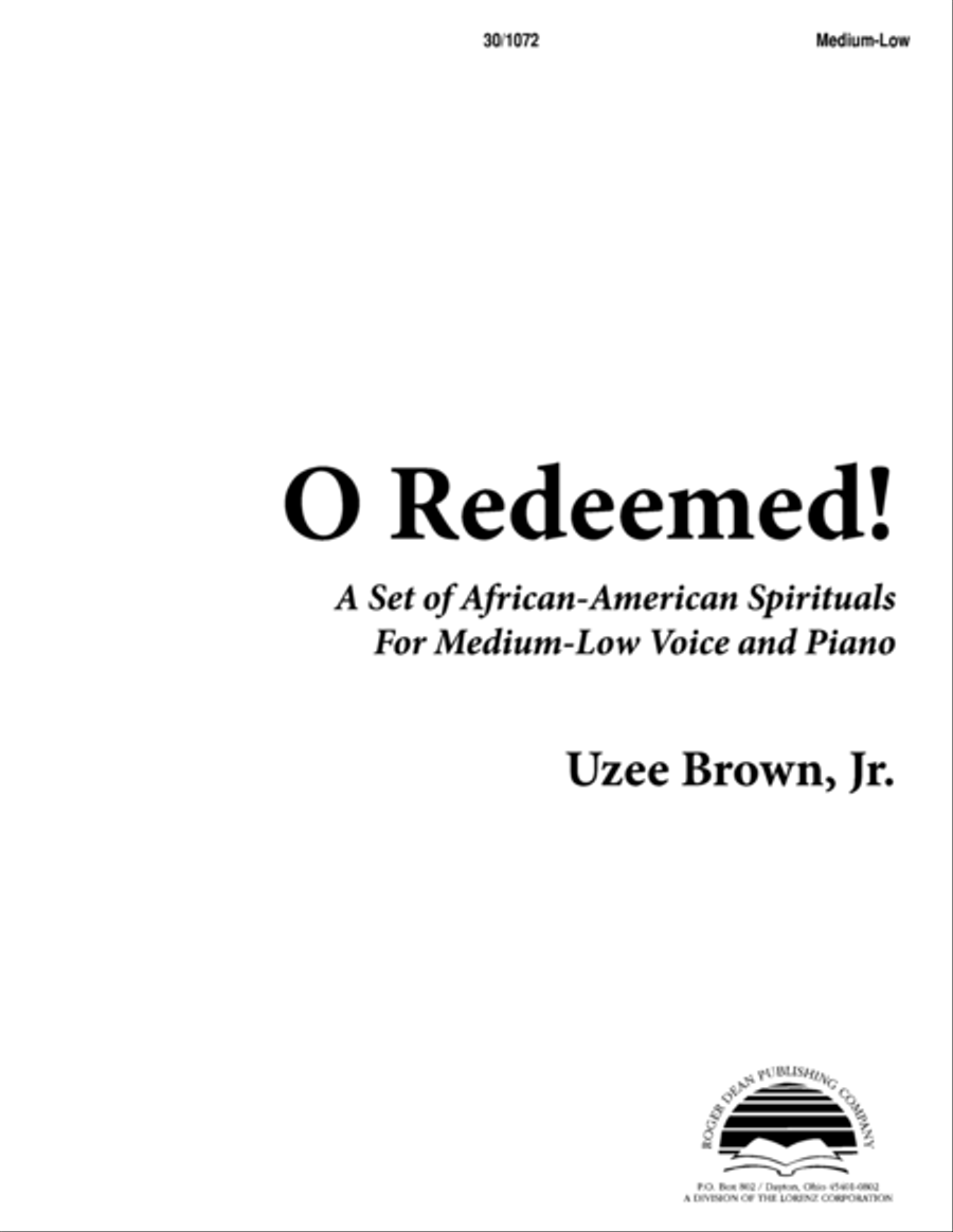 O Redeemed! O Redeemed! Medium Voice scores gallery preview page 1