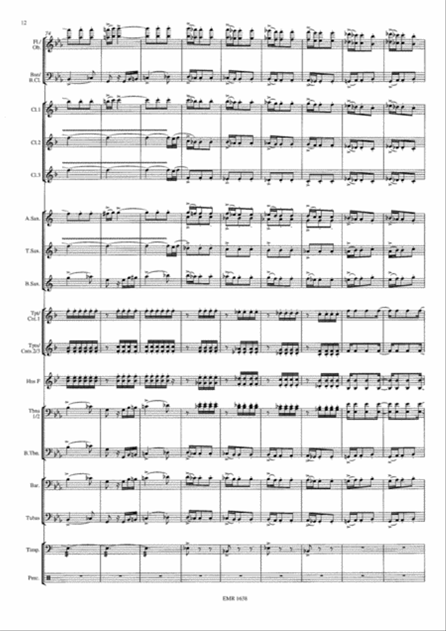 Jean de Florette - Manon des Sources Concert Band scores gallery preview page 13