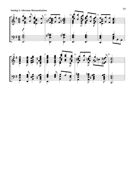 Flexible Hymn Accompaniments for Handbells, Set 1 (Handbell Part)