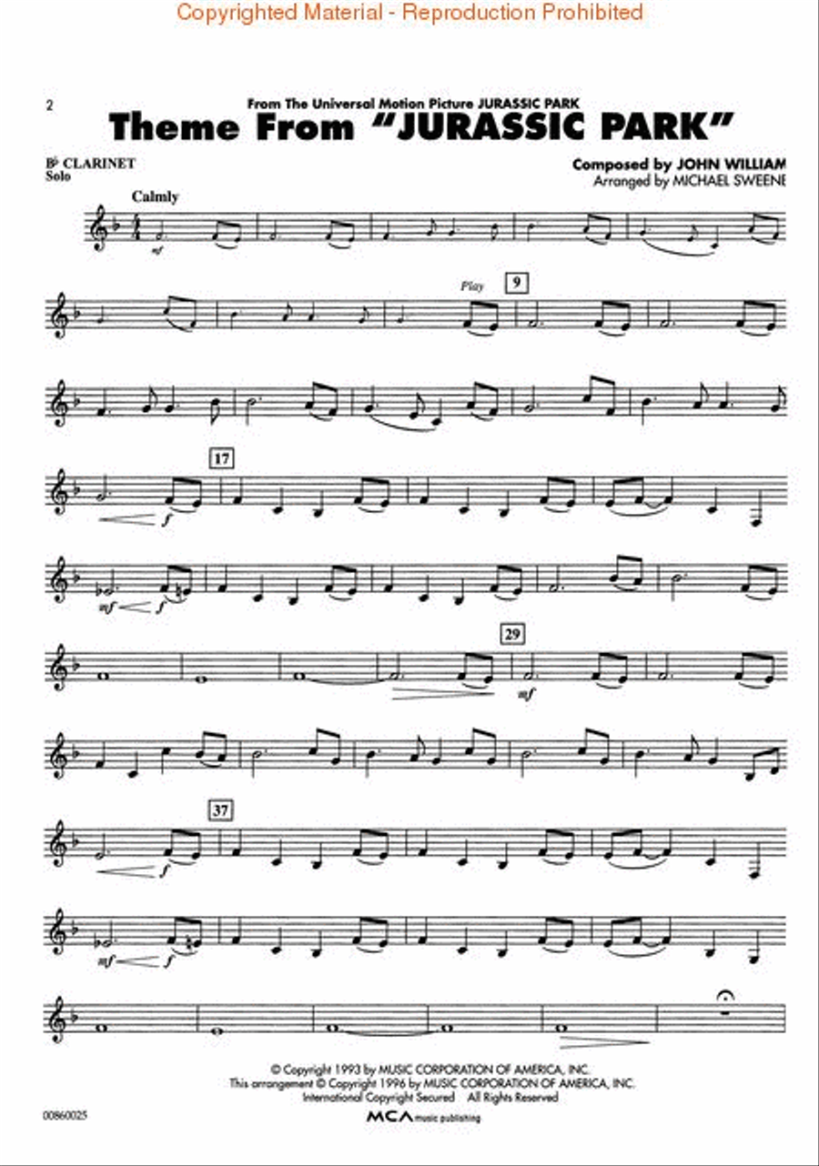 Movie Favorites - Bb Clarinet