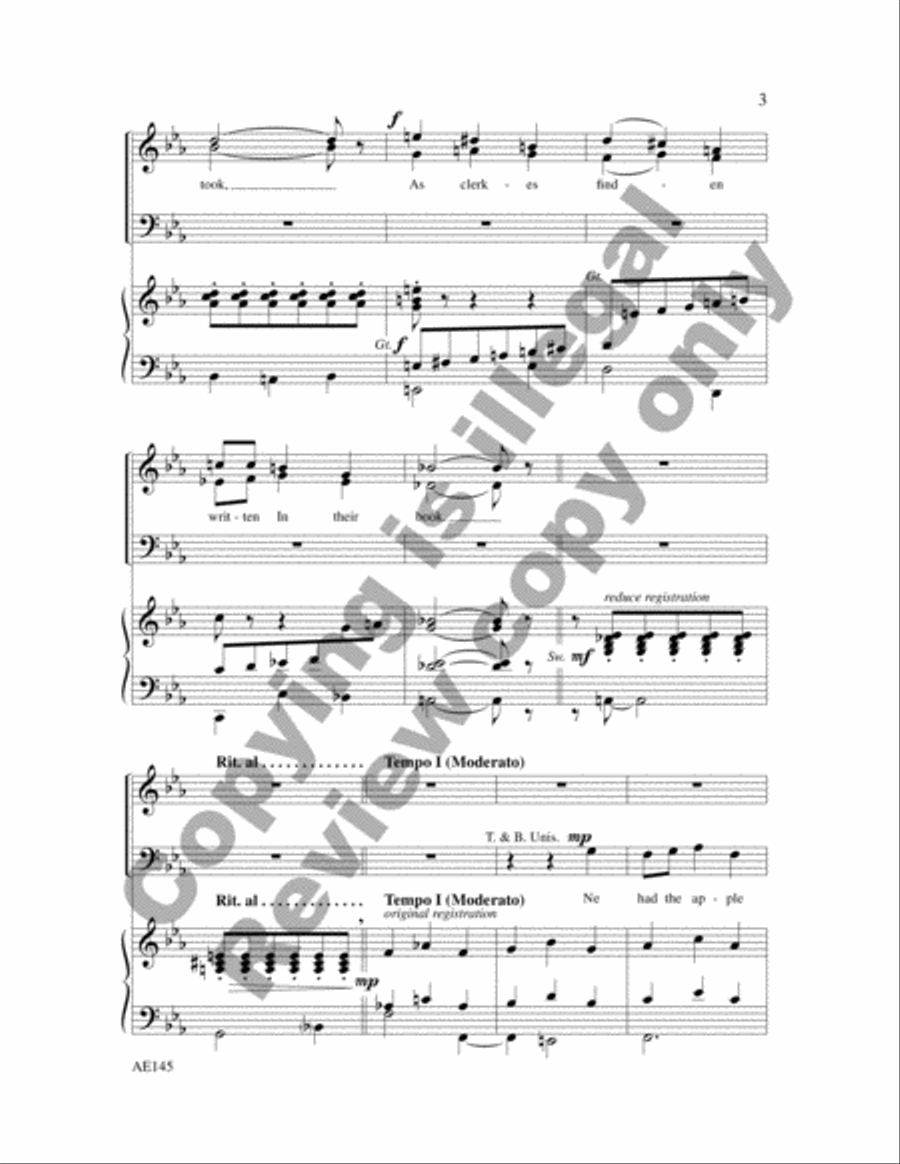 Two Carols Two Carols 4-Part scores gallery preview page 4
