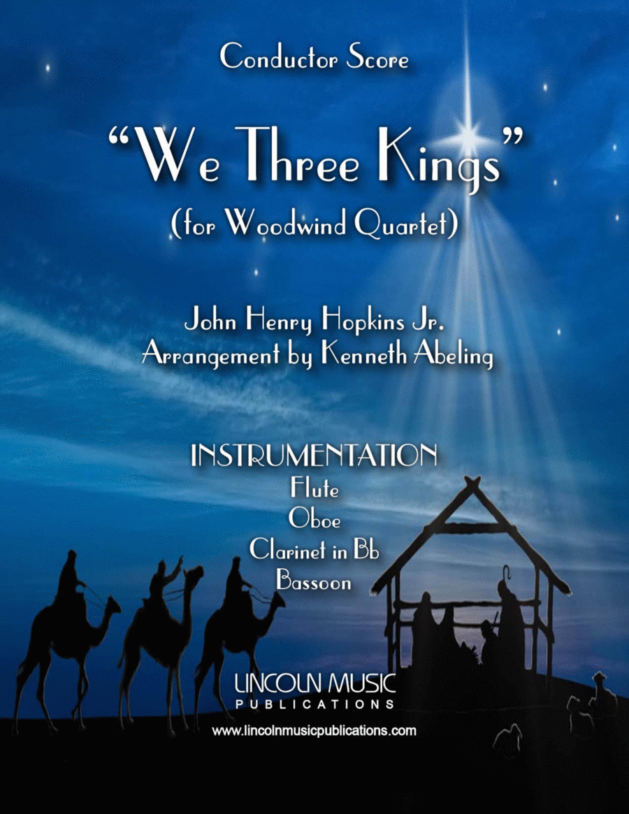 We Three Kings (for Woodwind Quartet) image number null