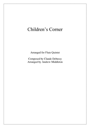 Children's Corner arranged for Flute Quintet