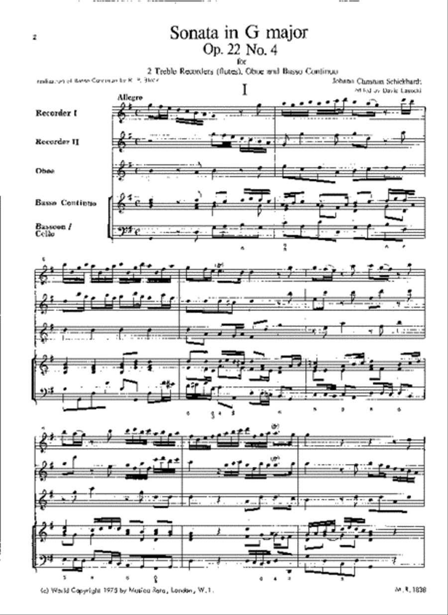 Sonatas Op. 22 Sonatas Op. 22 String Quartet scores gallery preview page 2