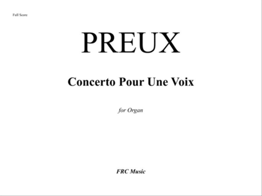 Concerto Pour Une Voix Organ Solo scores gallery preview page 2