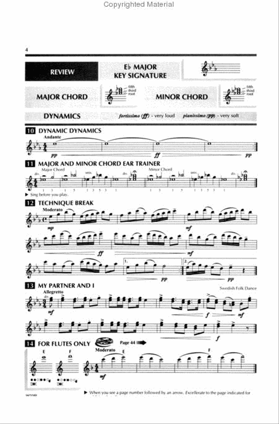 Standard of Excellence Book 3, Flute Concert Band Methods scores gallery preview page 2