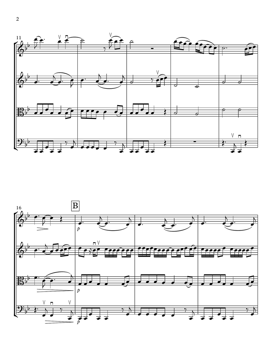 Into You String Quartet scores gallery preview page 2