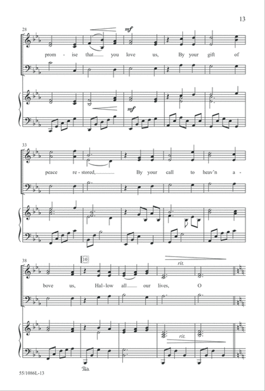 Out of the Shadows 3-Part scores gallery preview page 13