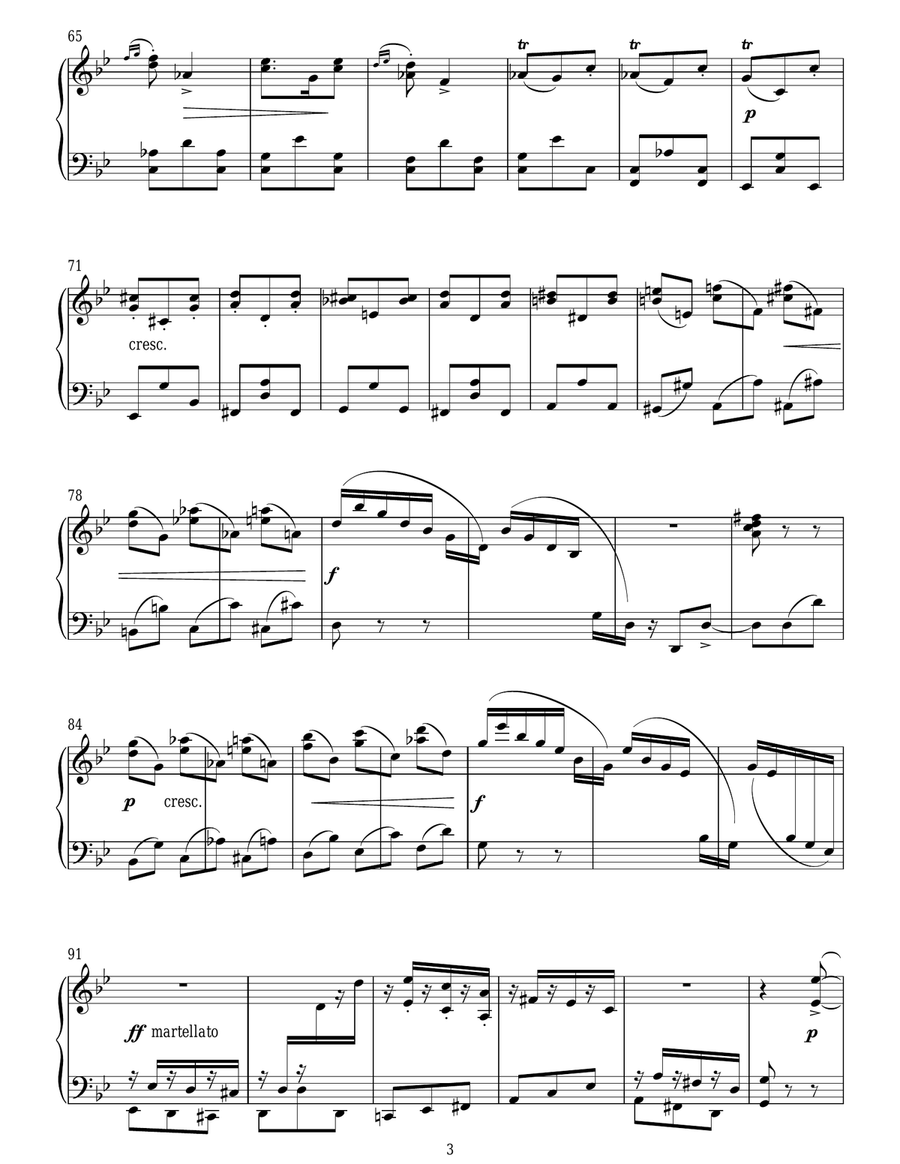 Caprice No. 2 In G Minor Piano Solo scores gallery preview page 3