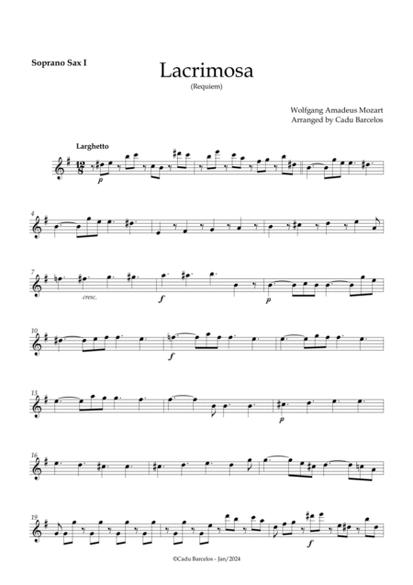 Lacrimosa (Saxophone Quintet) chords image number null