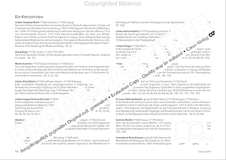 Organo pleno. Orgelstucke zum Ein- und Auszug Organ Solo scores gallery preview page 176