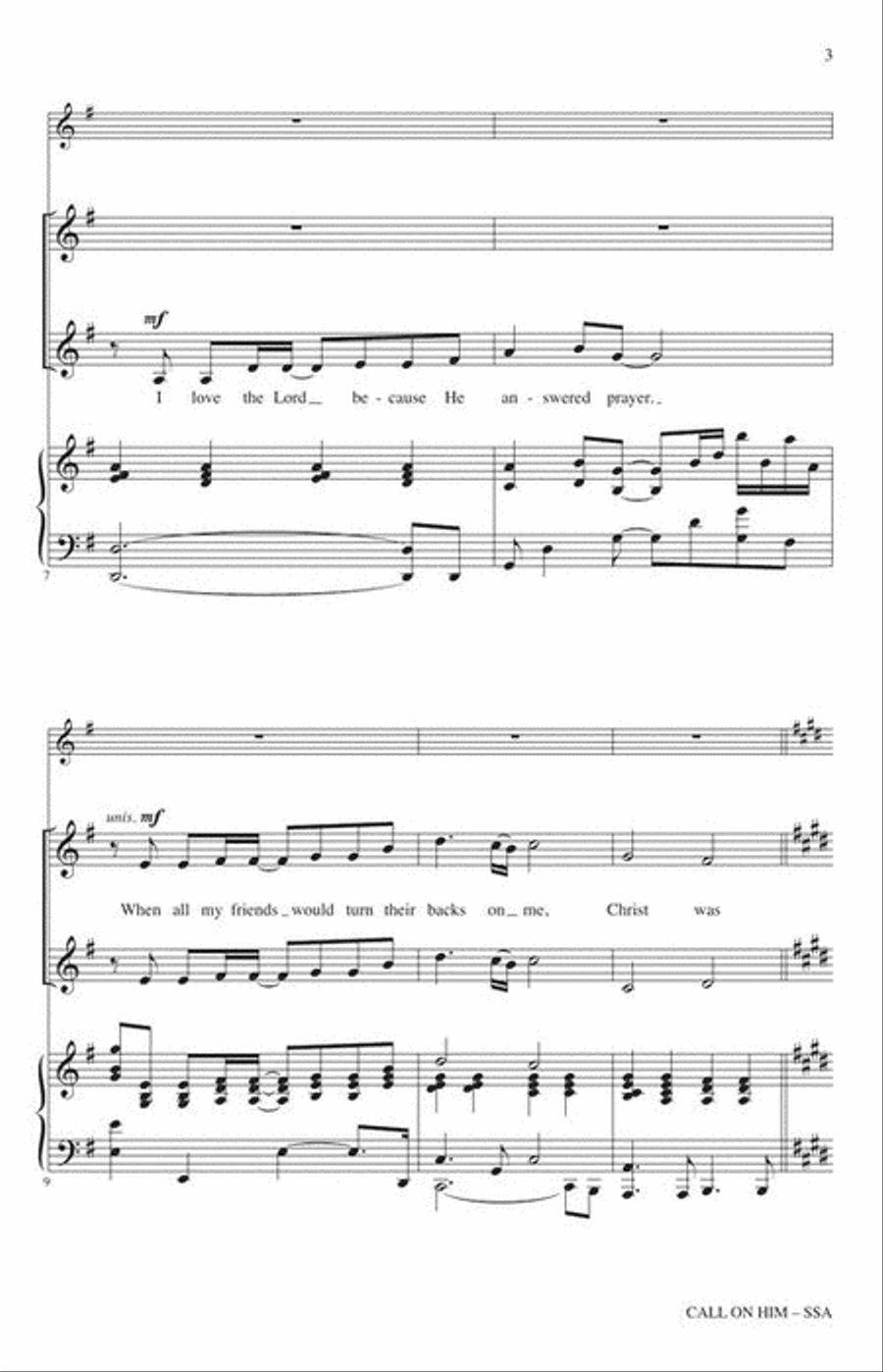 <br>Sheet music extract
