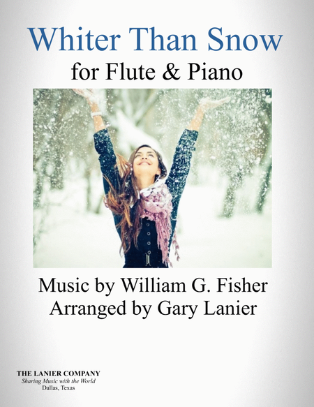 WHITER THAN SNOW (For Flute & Piano) Score and Parts image number null