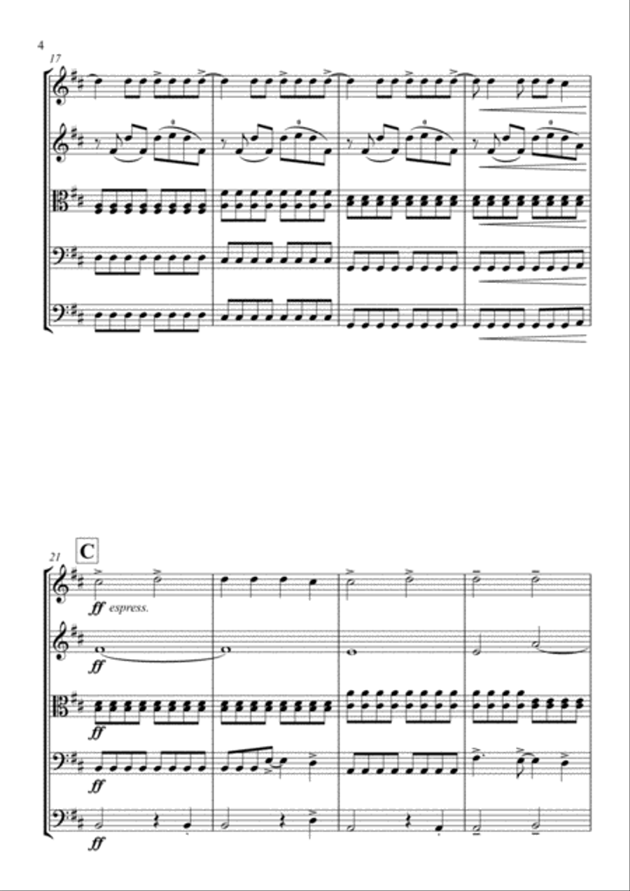 Mr. Brightside Cello scores gallery preview page 4