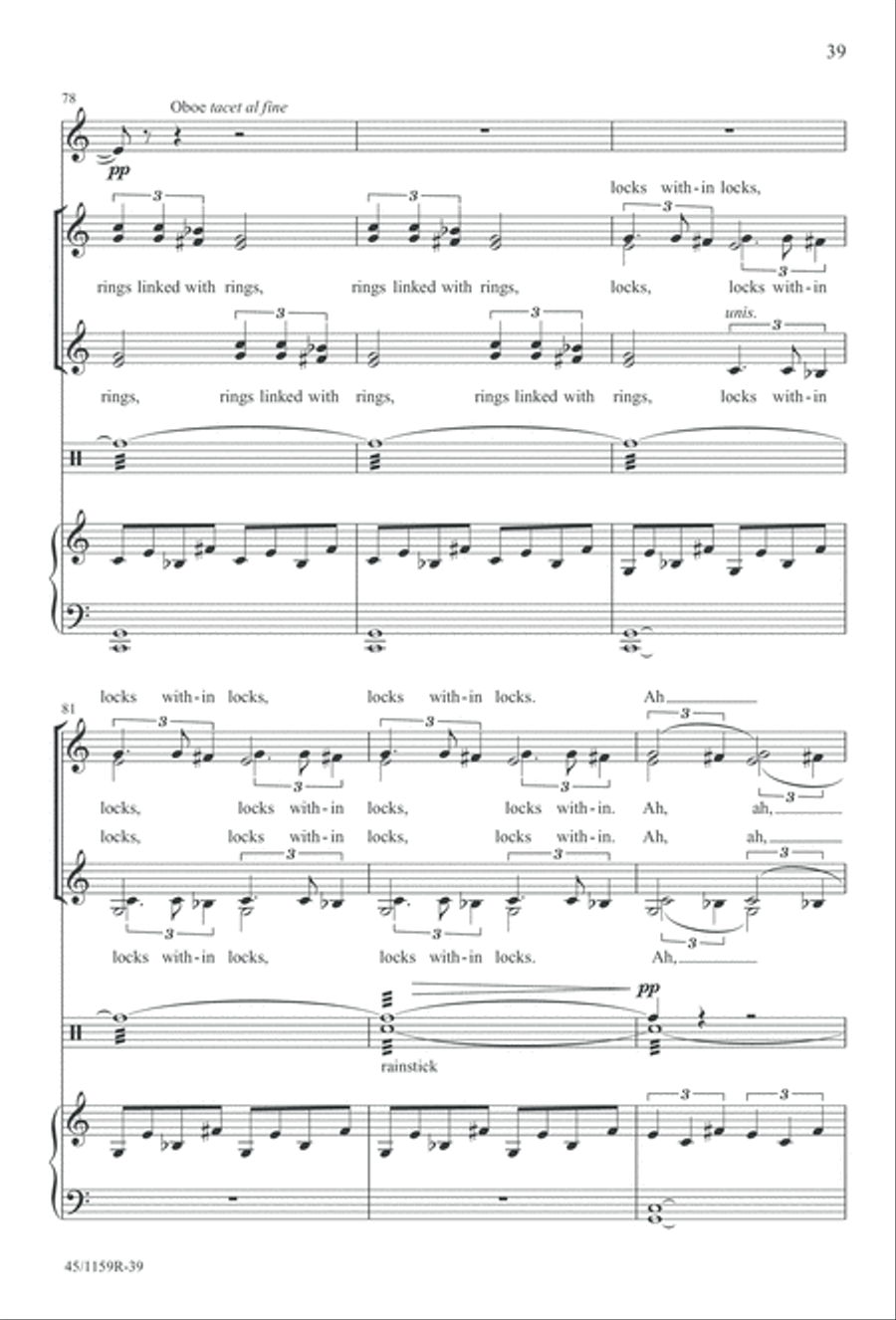 The Day of Hope - Choral/Full Score SSAA scores gallery preview page 39