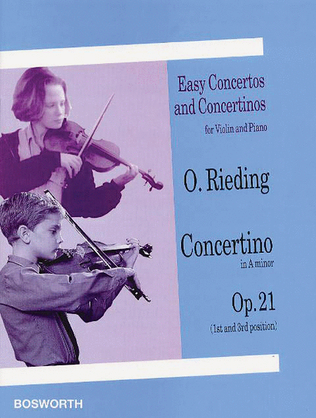Book cover for Concertino in A Minor for Violin and Piano Op. 21